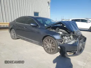 2015 Kia Cadenza Premium with VIN KNALN4D72F5171144, listed as a Copart auction lot 48085805 with 129,287 mi miles and Salvage Title. Bid and sale history available at carsss.com. Image 4.