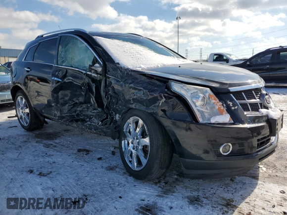 2012 Cadillac SRX Performance Collection with VIN 3GYFNBE35CS565443, listed as a Copart auction lot 44780235 with 171,785 mi miles and Salvage Title. Bid and sale history available at carsss.com. Image 4.