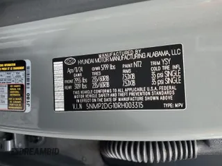 2024 Hyundai Santa Fe Hybrid SEL with VIN 5NMP2DG10RH003315, listed as a Copart auction lot 66873854 with 7,609 mi miles and Salvage Title. Bid and sale history available at carsss.com. Image 13.