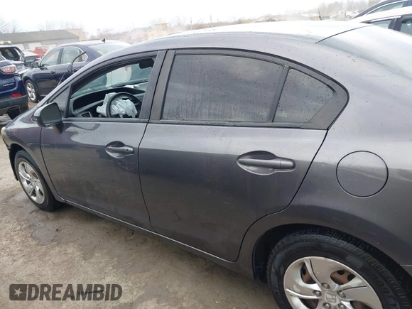 2015 Honda Civic LX with VIN 19XFB2F5XFE112467, listed as a IAAI auction lot 41901143 with 215,192 mi miles and . Bid and sale history available at DreamBid. Image 15.