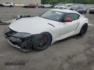 2020 Toyota Supra 3.0 with VIN WZ1DB4C03LW022950, listed as a Copart auction lot 57889245 with 39,081 mi miles and Salvage title. Bid and sale history available at DreamBid. Image 1.