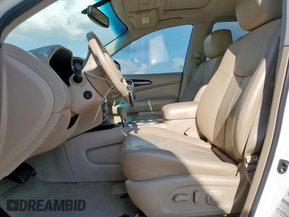 2014 Nissan Pathfinder Platinum with VIN 5N1AR2MNXEC636633, listed as a Copart auction lot 63584915 with 181,877 mi miles and Salvage title. Bid and sale history available at DreamBid. Image 7.