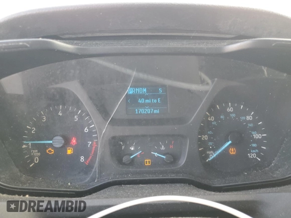 2017 Ford Transit XL with VIN 1FBZX2YM1HKA62808, listed as a Copart auction lot 83298824 with 170,207 mi miles and Salvage Title. Bid and sale history available at DreamBid. Image 9.