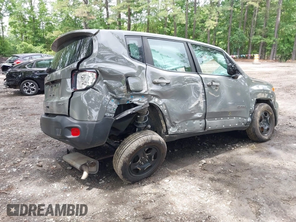 2020 Jeep Renegade Jeepster with VIN ZACNJBAB3LPL87508, listed as a IAAI auction lot 42381489 with Not provided miles and . Bid and sale history available at DreamBid. Image 4.