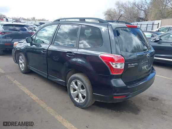 2015 Subaru Forester 2.5i Premium with VIN JF2SJADCXFH821389, listed as a IAAI auction lot 41940129 with 48,955 mi miles. Bid and sale history available at carsss.com. Image 3.