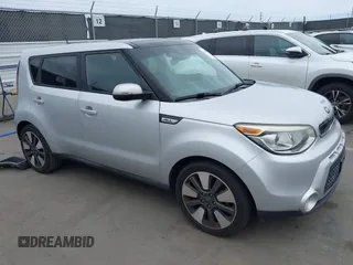 2014 Kia Soul + with VIN KNDJX3A58E7705512, listed as a IAAI auction lot 42201110 with 145,709 mi miles and . Bid and sale history available at DreamBid. Image 1.