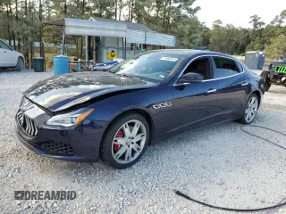 2019 Maserati Quattroporte S Q4 z VIN ZAM56YRA7K1314249, wystawiony jako Copart lot #77990294 z przebiegiem 55 431 mil mil oraz Szkoda całkowita • Salvage title. Historia ofert i sprzedaży dostępna na DreamBid. Obrazek 1.