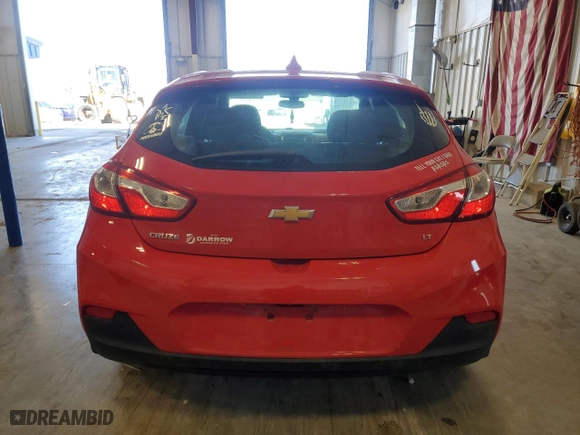 2017 Chevrolet Cruze LT with VIN 3G1BE6SM7HS545459, listed as a Copart auction lot 50073115 with 107,652 mi miles and Non Repairable. Bid and sale history available at carsss.com. Image 6.