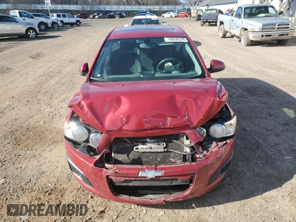2016 Chevrolet Sonic LT with VIN 1G1JC6SB6G4174664, listed as a Copart auction lot 79858574 with 52,844 mi miles and Clean Title. Bid and sale history available at carsss.com. Image 5.