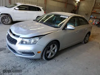 2015 Chevrolet Cruze LT with VIN 1G1PE5SB7F7204654, listed as a Copart auction lot 48745845 with 132,613 mi miles and Salvage Title. Bid and sale history available at carsss.com. Image 1.