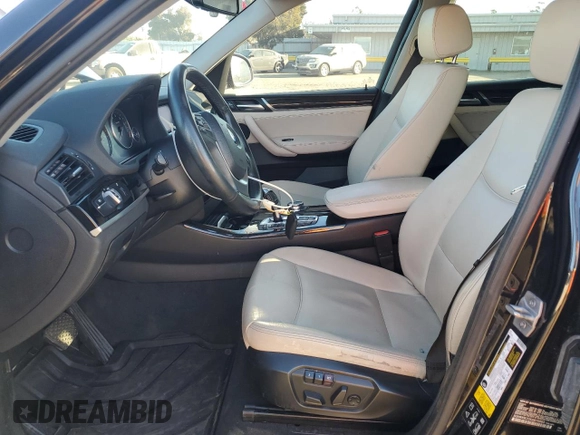 2016 BMW X3 xDrive28i with VIN 5UXWX9C53G0D70503, listed as a Copart auction lot 48084695 with 81,439 mi miles and Clean Title. Bid and sale history available at DreamBid. Image 7.