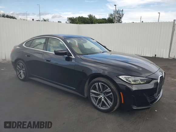 2024 BMW 4 Series 430i with VIN WBA63AV00RFR28608, listed as a Copart auction lot 71856304 with 23,799 mi miles and Clean Title. Bid and sale history available at DreamBid. Image 4.