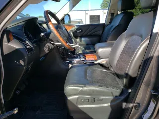 2017 Infiniti QX80 with VIN JN8AZ2NC3H9432070, listed as a Copart auction lot 60469744 with 52,173 mi miles and Salvage Title. Bid and sale history available at carsss.com. Image 7.