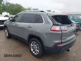 2021 Jeep Cherokee Latitude Plus with VIN 1C4PJMLB4MD101492, listed as a IAAI auction lot 42426027 with 22,856 mi miles and . Bid and sale history available at DreamBid. Image 3.