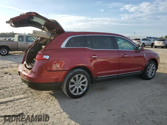 2013 Lincoln MKT with VIN 2LMHJ5FK8DBL51748, listed as a Copart auction lot 45625755 with 133,431 mi miles and Salvage Title. Bid and sale history available at DreamBid. Image 3.