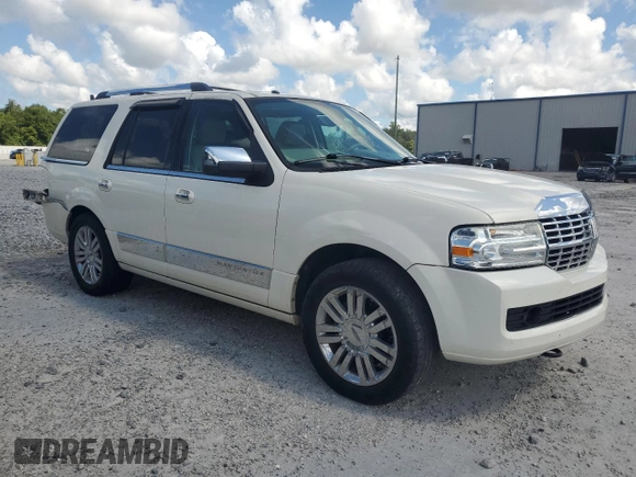 2007 Lincoln Navigator with VIN 5LMFU27567LJ12959, listed as a Copart auction lot 61891815 with 217,307 mi miles and Salvage title. Bid and sale history available at DreamBid. Image 4.