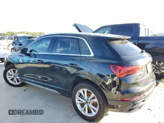 2022 Audi Q3 S line Premium with VIN WA1DECF36N1070703, listed as a Copart auction lot 65251312 with 17,108 mi miles. Bid and sale history available at carsss.com. Image 2.