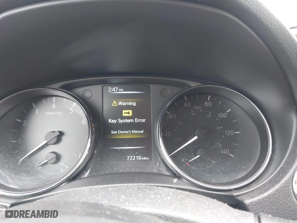 2017 Nissan Rogue SL with VIN 5N1AT2MV5HC796893, listed as a IAAI auction lot 41533857 with 72,218 mi miles. Bid and sale history available at carsss.com. Image 7.