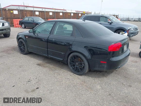 2007 Audi A4 with VIN WAUEH78E47A045743, listed as a IAAI auction lot 41852675 with 118,635 mi miles and . Bid and sale history available at DreamBid. Image 3.