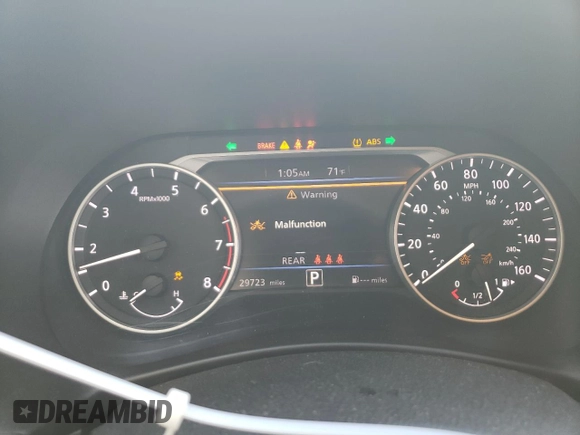 2024 Nissan Sentra SV with VIN 3N1AB8CV8RY294029, listed as a Copart auction lot 47461245 with 29,723 mi miles and Salvage Title. Bid and sale history available at DreamBid. Image 9.