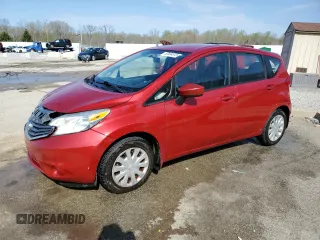 2015 Nissan Note SV with VIN 3N1CE2CP2FL446071, listed as a Copart auction lot 52584575 with 97,265 mi miles and Salvage Title. Bid and sale history available at DreamBid. Image 1.
