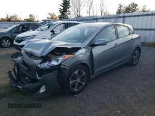 2016 Hyundai Elantra GT with VIN KMHD35LH0GU271128, listed as a Copart auction lot 76680454 with 130,536 mi miles and Salvage Title. Bid and sale history available at carsss.com. Image 1.