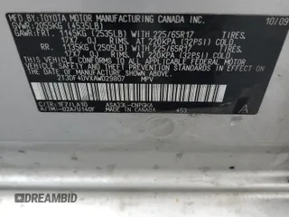 2010 Toyota RAV4 Limited with VIN 2T3DF4DVXAW029807, listed as a Copart auction lot 58784685 with 176,236 mi miles and Salvage title. Bid and sale history available at DreamBid. Image 13.