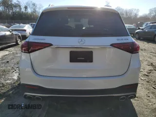2021 Mercedes-Benz GLE 53 AMG with VIN 4JGFB6BE3MA502996, listed as a Copart auction lot 46357925 with Not provided miles and Salvage title. Bid and sale history available at DreamBid. Image 6.