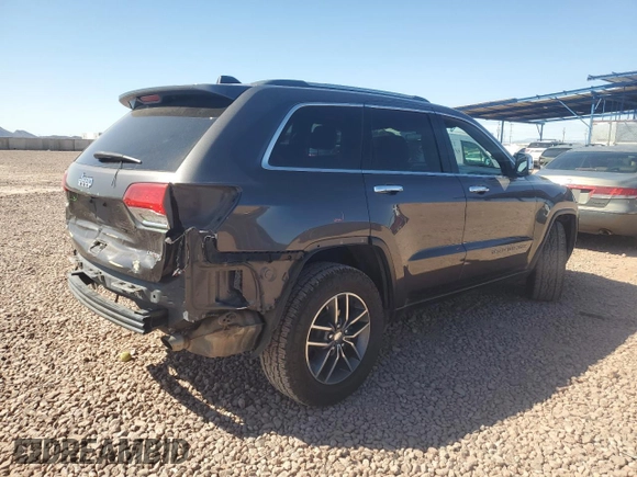 2017 Jeep Grand Cherokee Limited z VIN 1C4RJFBG4HC931547, wystawiony jako Copart lot #49846825 z przebiegiem 160 588 mil mil oraz Szkoda całkowita • Salvage title. Historia ofert i sprzedaży dostępna na DreamBid. Obrazek 3.