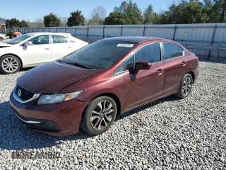 2014 Honda Civic Sedan EX with VIN 19XFB2F81EE080629, listed as a Copart auction lot 49690205 with 105,114 mi miles and Salvage Title. Bid and sale history available at carsss.com. Image 1.