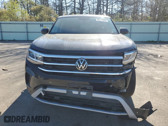 2023 Volkswagen Atlas SE with VIN 1V2KR2CA3PC521929, listed as a Copart auction lot 56293275 with 18,694 mi miles and Salvage title. Bid and sale history available at DreamBid. Image 5.