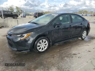 2021 Toyota Corolla LE with VIN 5YFEPMAE9MP161218, listed as a Copart auction lot 86722254 with 42,913 mi miles and Salvage Title. Bid and sale history available at carsss.com. Image 1.