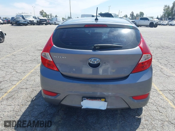 2016 Hyundai Accent SE with VIN KMHCT5AE4GU251193, listed as a IAAI auction lot 42087776 with 188,309 mi miles. Bid and sale history available at carsss.com. Image 16.
