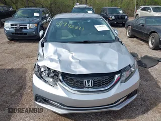 2014 Honda Civic Sedan LX with VIN 19XFB2F59EE010303, listed as a IAAI auction lot 41942211 with 118,530 mi miles. Bid and sale history available at carsss.com. Image 12.