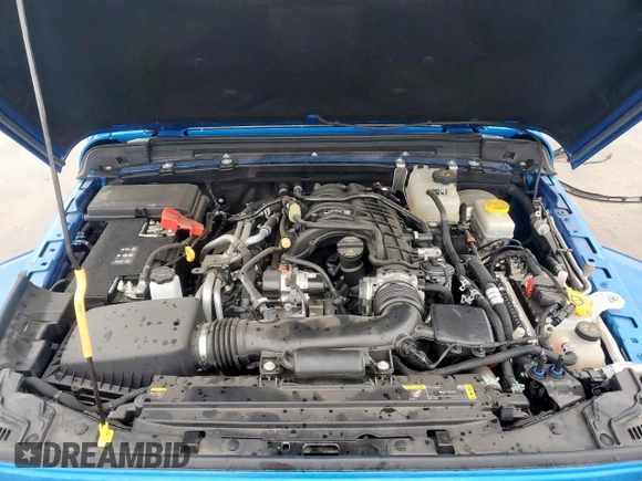 2023 Jeep Wrangler Sahara with VIN 1C4HJXEG7PW590252, listed as a Copart auction lot 59377765 with 32,689 mi miles and Salvage title. Bid and sale history available at DreamBid. Image 11.