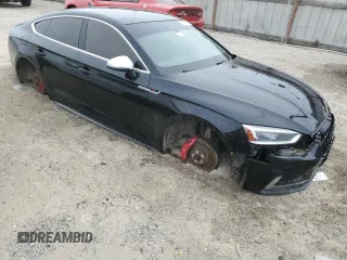 2019 Audi S5 Sportback Premium Plus z VIN WAUB4CF53KA014745, wystawiony jako Copart lot #45696685 z przebiegiem 71 446 mil mil oraz Czysty tytuł • Clean title. Historia ofert i sprzedaży dostępna na DreamBid. Obrazek 4.