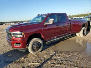 2023 Ram 3500 Laramie with VIN 3C63RRJL7PG557369, listed as a Copart auction lot 44796765 with 6,390 mi miles and Non Repairable. Bid and sale history available at carsss.com. Image 1.