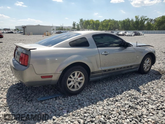 2009 Ford Mustang with VIN 1ZVHT80N695119074, listed as a Copart auction lot 51078945 with 139,630 mi miles and Salvage Title. Bid and sale history available at carsss.com. Image 3.