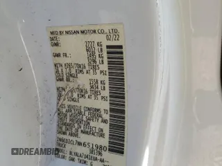 2022 Nissan Frontier S with VIN 1N6ED1CL7NN651980, listed as a Copart auction lot 47671455 with 57,673 mi miles and Salvage title. Bid and sale history available at DreamBid. Image 11.