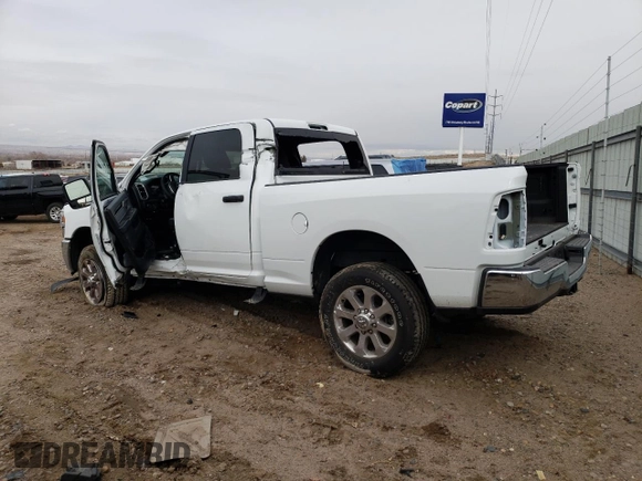 2023 Ram 2500 Big Horn with VIN 3C6UR5DL7PG518595, listed as a Copart auction lot 79554083 with 13,102 mi miles and Salvage title. Bid and sale history available at DreamBid. Image 2.