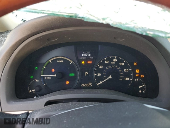 2012 Lexus RX 450h с VIN JTJZB1BA6C2006324, выставлен на аукционе Copart как лот 61091425 с пробегом 269 325 миль миль и Списание • Salvage title. История ставок и продаж доступна на DreamBid. Изображение 9.