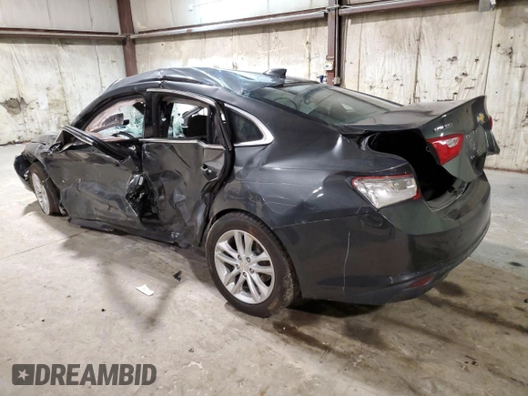 2017 Chevrolet Malibu LT with VIN 1G1ZE5ST6HF262720, listed as a Copart auction lot 46407155 with Not Provided miles and Salvage Title. Bid and sale history available at DreamBid. Image 2.