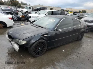2004 BMW 3 Series 330Ci with VIN WBABD53414PD97160, listed as a Copart auction lot 44079735 with 121,002 mi miles and Salvage Title. Bid and sale history available at carsss.com. Image 1.
