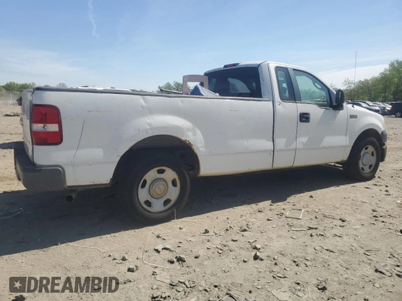 2008 Ford F-150 XL with VIN 1FTRF12258KC95137, listed as a Copart auction lot 53424845 with 210,017 mi miles and Clean Title. Bid and sale history available at carsss.com. Image 3.