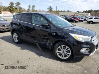 2017 Ford Escape SE with VIN 1FMCU9GD6HUD14508, listed as a Copart auction lot 49112575 with 77,668 mi miles and Salvage Title. Bid and sale history available at DreamBid. Image 4.