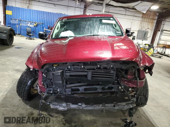 2017 Ram 1500 Express with VIN 1C6RR7KG9HS780054, listed as a Copart auction lot 59029285 with 110,565 mi miles and Salvage title. Bid and sale history available at DreamBid. Image 5.