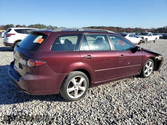 2007 Mazda 6 S Sport VE with VIN 1YVHP82D475M56362, listed as a Copart auction lot 82791874 with 172,045 mi miles and Salvage Title. Bid and sale history available at carsss.com. Image 3.