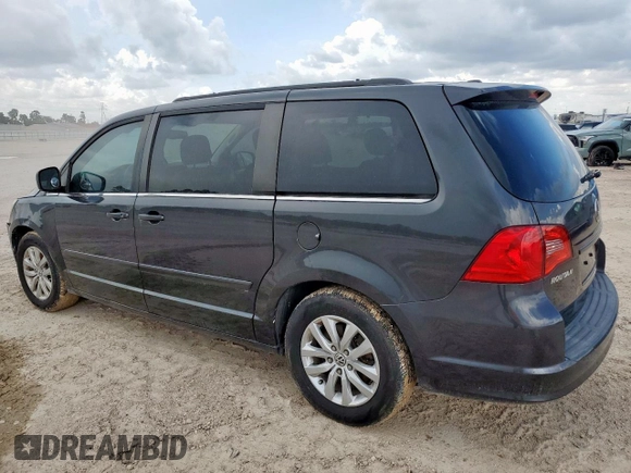 2012 Volkswagen Routan SE with VIN 2C4RVABG4CR390524, listed as a Copart auction lot 63058185 with 146,380 mi miles and Salvage title. Bid and sale history available at DreamBid. Image 2.