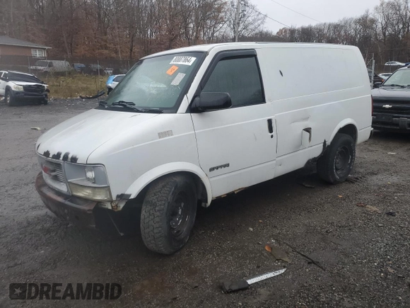 1999 GMC Safari Cargo with VIN 1GTDM19W1XB536330, listed as a Copart auction lot 80887864 with Not Provided miles and Salvage Title. Bid and sale history available at carsss.com. Image 1.