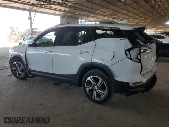 2020 GMC Terrain SLT with VIN 3GKALVEV5LL131921, listed as a Copart auction lot 52604825 with 123,300 mi miles and Salvage Title. Bid and sale history available at carsss.com. Image 2.